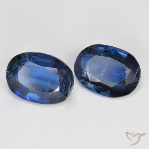 2.86 ctw Blue Kyanite Stones, Natural Kyanite in Oval Facet Shape for Sale