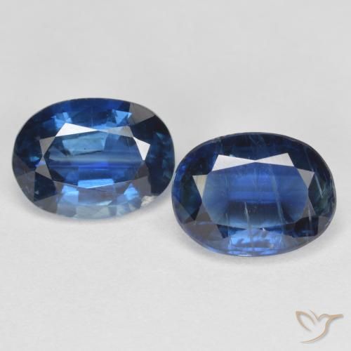 3.28 ct Blue Kyanite, 8.1 x 6.1 mm Oval Cut From Nepal, Photo A