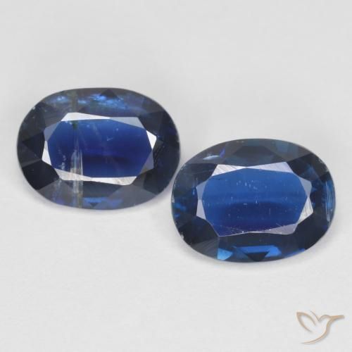 2.65 ct Blue Kyanite, 8.2 x 6.2 mm Oval Cut From Nepal, Photo A