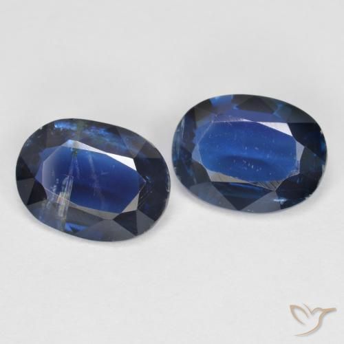2.65 ctw Blue Kyanite Stones, Natural Kyanite in Oval Facet Shape for Sale