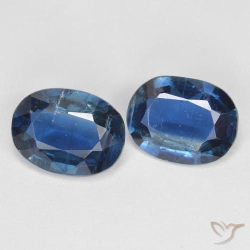 2.66 ctw Blue Kyanite Stones, Natural Kyanite in Oval Facet Shape for Sale