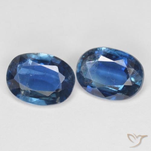 2.81 ctw Blue Kyanite Stones, Natural Kyanite in Oval Facet Shape for Sale