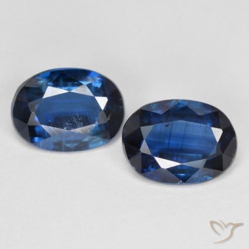2.95 ct Blue Kyanite, 8 x 6.1 mm Oval Cut From Nepal, Photo A