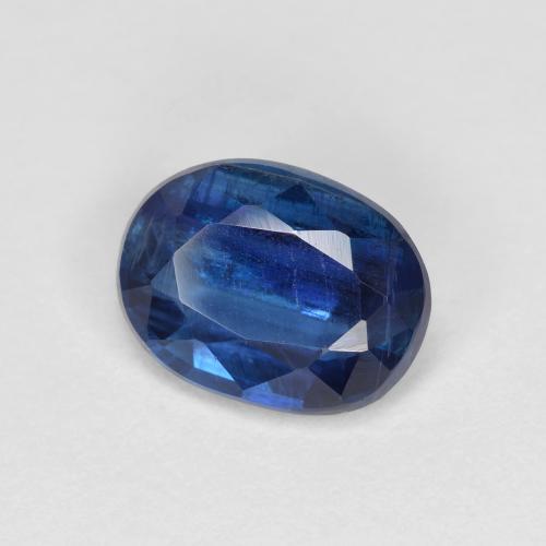 1.49 ct Blue Kyanite Stone, Natural Kyanite in Oval Facet Shape for Sale