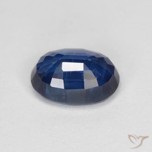 Kyanite Gemstone in 8 x 6 mm (calibrated) Size for Sale, Kyanite Stone in Navy Blue Color