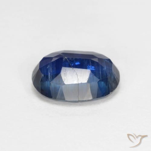 Kyanite Gemstone in 8 x 6 mm (calibrated) Size for Sale, Kyanite Stone in Dark Blue Color