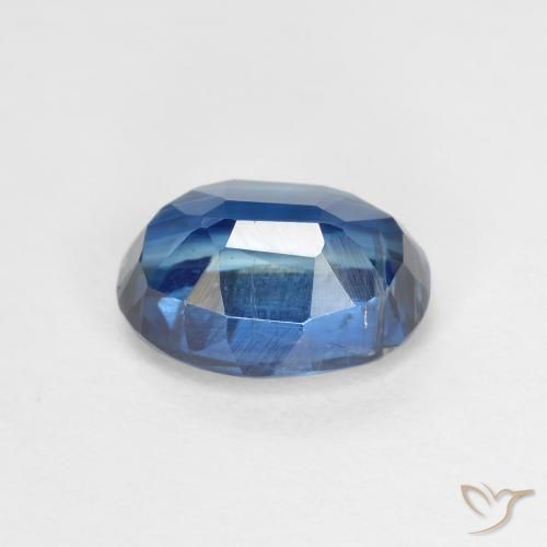 Kyanite Gemstone in 8 x 6 mm (calibrated) Size for Sale, Kyanite Stone in Navy Blue Color