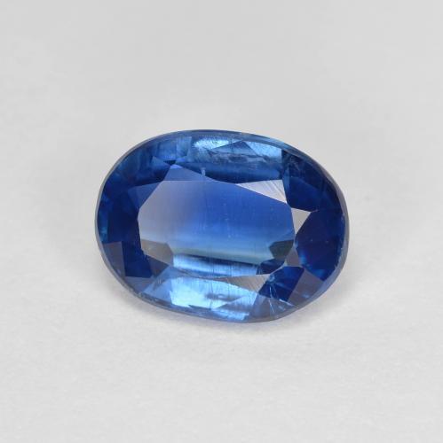 1.52 ct Blue Kyanite Stone, Natural Kyanite in Oval Facet Shape for Sale