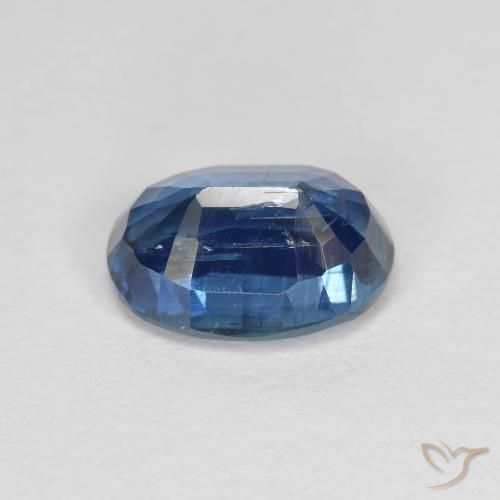 Kyanite Gemstone in 8 x 6 mm (calibrated) Size for Sale, Kyanite Stone in Navy Blue Color