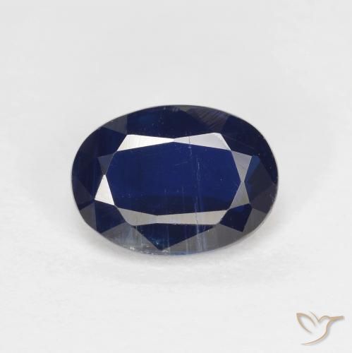 1.6 ct Blue Kyanite, 8.3 x 6 mm Oval Cut From Nepal, Photo A