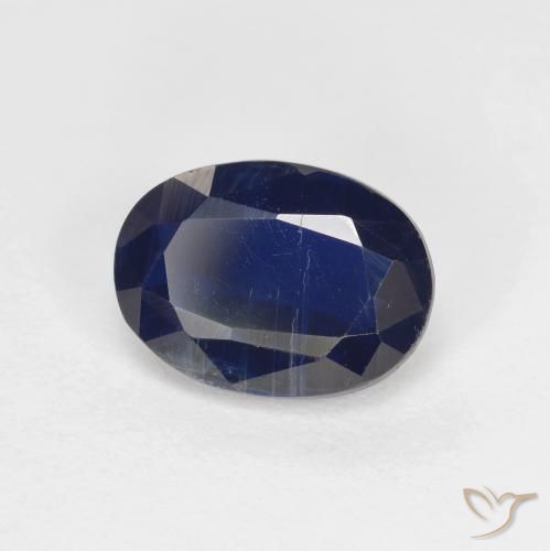 1.60 ct Blue Kyanite Stone, Natural Kyanite in Oval Facet Shape for Sale