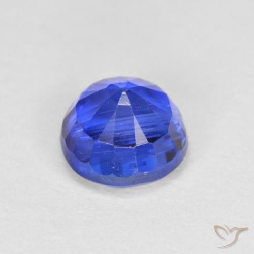 Kyanite Gemstone in 5 mm (calibrated) Size for Sale, Kyanite Stone in Deep Azure Blue Color