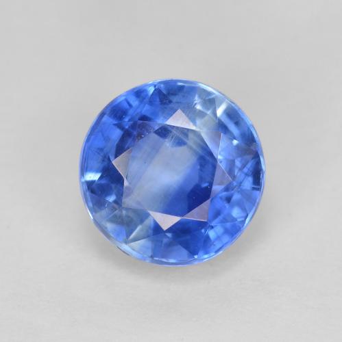 濃いアズールブルー カイヤナイト 宝石 - 1.9ct ラウンドファセット (ID: 602277)