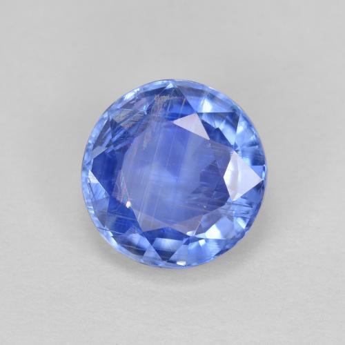 1.71 ct Blue Kyanite Stone, Natural Kyanite in Round Facet Shape for Sale