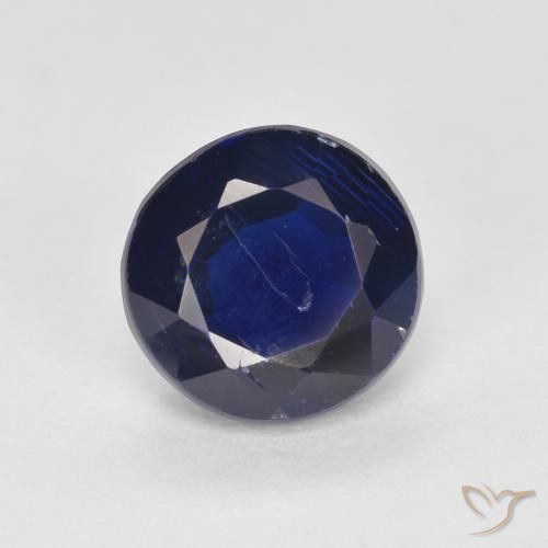 Cianite blu taglio rotondo da 1,7 ct dal Nepal, dimensione 7mm, pietra preziosa naturale non trattati , purezza SI, Cianite Sfaccettatura rotonda da 1 pz, durezza Mohs di 6 - 7, Photo A