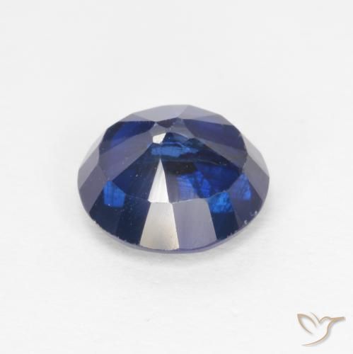 Kyanite Gemstone in 7 mm (calibrated) Size for Sale, Kyanite Stone in Dark Blue Color