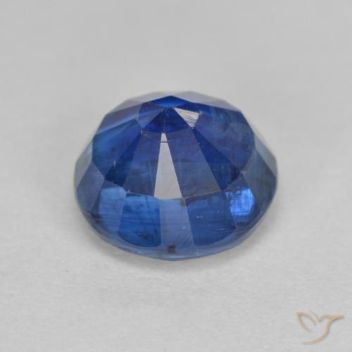 Kyanite Gemstone in 8 mm (calibrated) Size for Sale, Kyanite Stone in Dark Blue Color