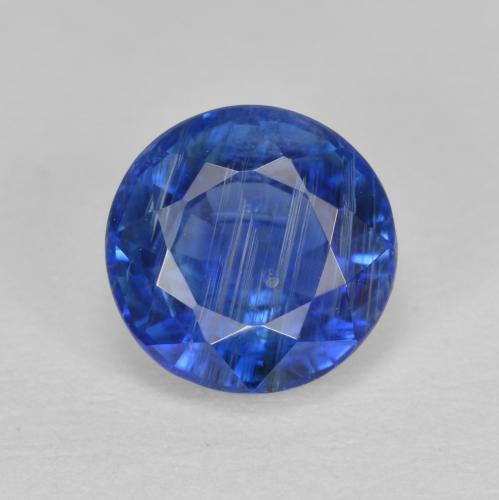1.90 ct Blue Kyanite Gemstone, Kyanite Gem in Round Facet Shape for Sale.