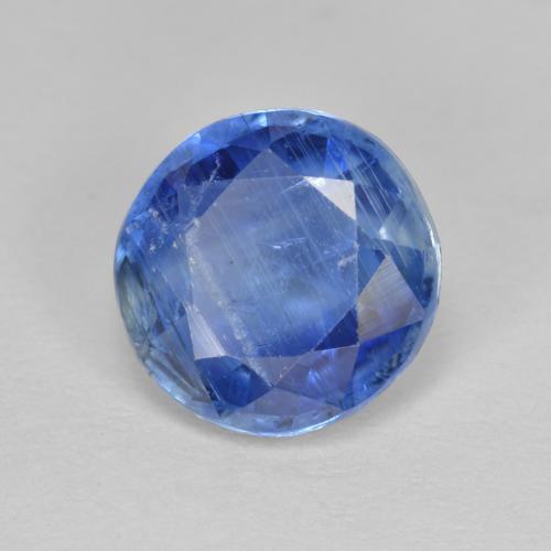 2.88 ct Blue Kyanite Stone, Natural Kyanite in Round Facet Shape for Sale
