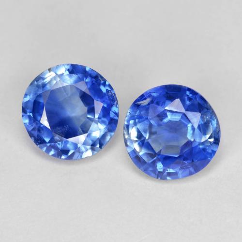 1.94 ctw Blue Kyanite Gemstones, Kyanite Gems in Round Facet Shape for Sale.
