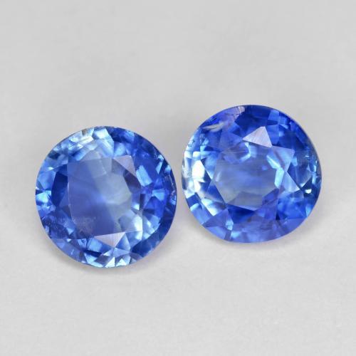 1.94 ctw Blue Kyanite Stones, Natural Kyanite in Round Facet Shape for Sale