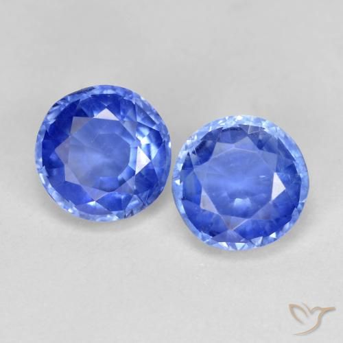 2.18 ct Blue Kyanite, 6.1 mm Round Cut From Nepal, Photo A