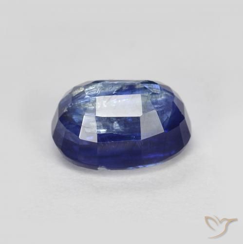 Kyanite Gemstone in 8 x 6 mm (calibrated) Size for Sale, Kyanite Stone in Intense Navy Blue Color
