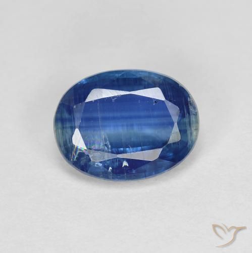 1.55ct Natural Navy Blue Kyanite, Oval, SI