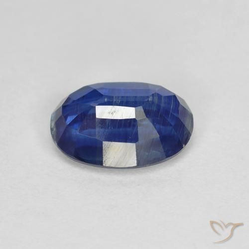 Kyanite Gemstone in 8 x 6 mm (calibrated) Size for Sale, Kyanite Stone in Navy Blue Color