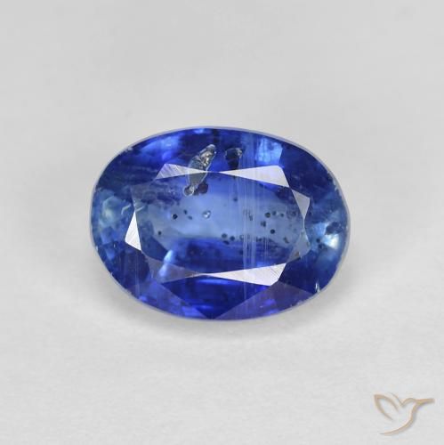 1.92ct Natural Deep Blue Kyanite, Oval, SI