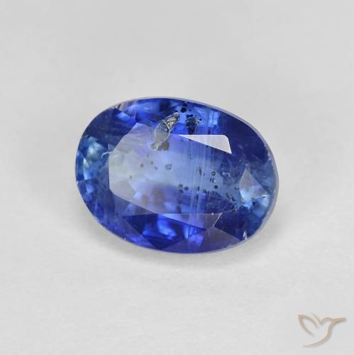 1.92 ct Blue Kyanite Stone, Natural Kyanite in Oval Facet Shape for Sale