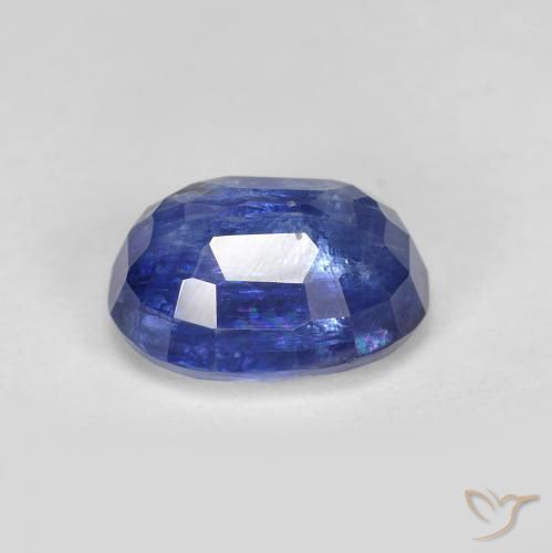 Kyanite Gemstone in 8 x 6 mm (calibrated) Size for Sale, Kyanite Stone in Intense Navy Blue Color
