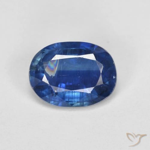 1.59 ct Blue Kyanite, 8.2 x 6.1 mm Oval Cut From Nepal, Photo A