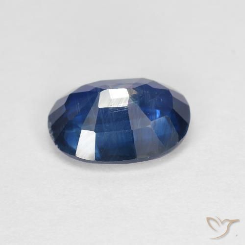 Kyanite Gemstone in 8 x 6 mm (calibrated) Size for Sale, Kyanite Stone in Navy Blue Color