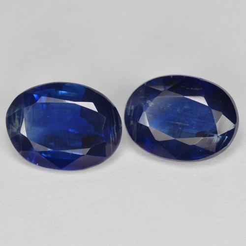 3.07 ctw Blue Kyanite Stones, Natural Kyanite in Oval Facet Shape for Sale
