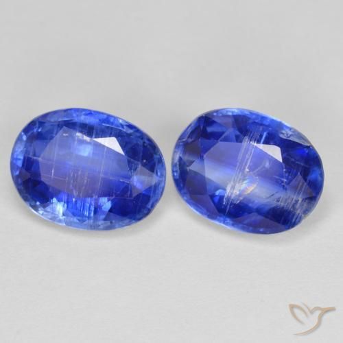 2.98 ctw Blue Kyanite Stones, Natural Kyanite in Oval Facet Shape for Sale