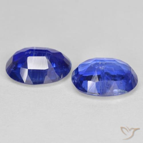 Kyanite Gemstones in 8 x 6 mm (calibrated) Size for Sale, Kyanite Stones in Top Blue Color