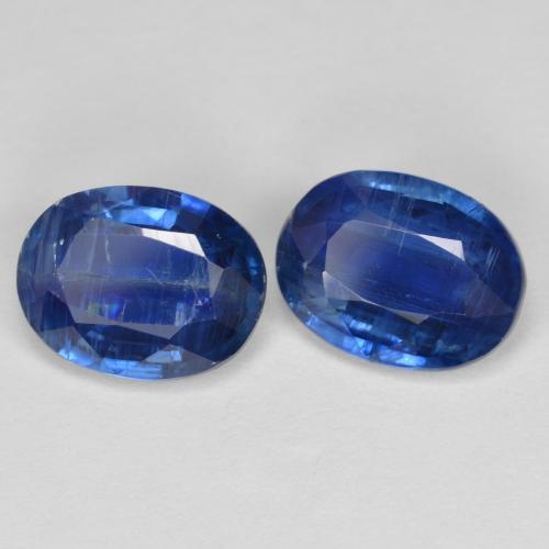 2.91 ctw Blue Kyanite Stones, Natural Kyanite in Oval Facet Shape for Sale