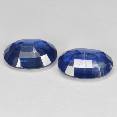 Kyanite Gemstones in 8 x 6 mm (calibrated) Size for Sale, Kyanite Stones in Deep Blue Color