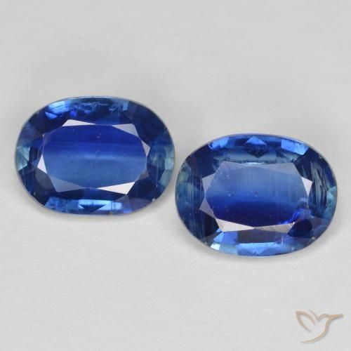 2.64 ct Blue Kyanite, 8.1 x 6.1 mm Oval Cut From Nepal, Photo A