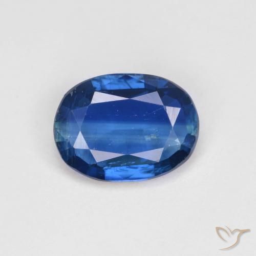 1.31 ct Blue Kyanite, 8.1 x 6 mm Oval Cut From Nepal, Photo A
