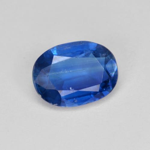 1.55 ct Blue Kyanite Stone, Natural Kyanite in Oval Facet Shape for Sale
