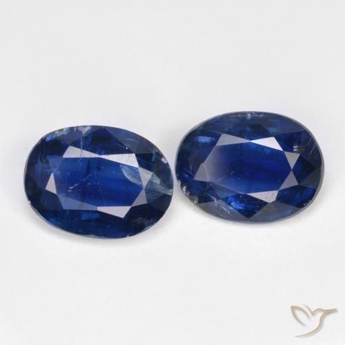 2.91 ctw Blue Kyanite Stones, Natural Kyanite in Oval Facet Shape for Sale