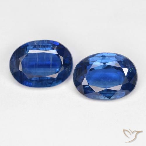 2.95ctw Natural Navy Blue Kyanite, Oval, SI