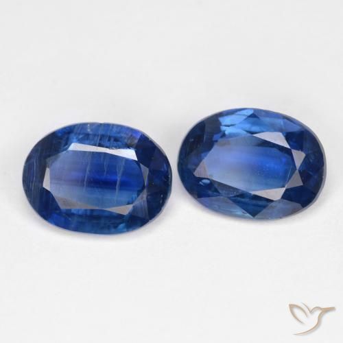 2.95 ctw Blue Kyanite Stones, Natural Kyanite in Oval Facet Shape for Sale