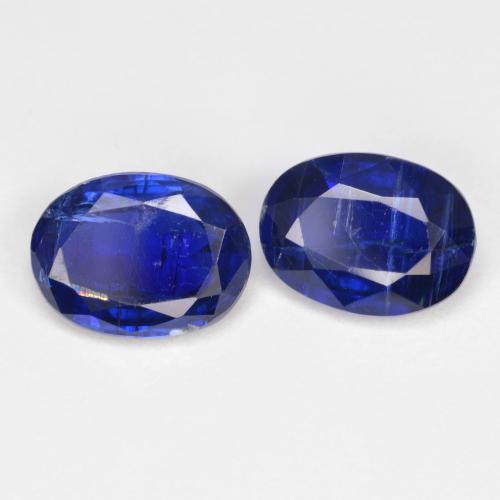 2.84 ctw Blue Kyanite Stones, Natural Kyanite in Oval Facet Shape for Sale