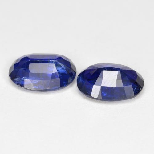 Kyanite Gemstones in 8 x 6 mm (calibrated) Size for Sale, Kyanite Stones in Royal Blue Color