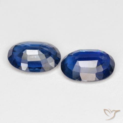 Kyanite Gemstones in 8 x 6 mm (calibrated) Size for Sale, Kyanite Stones in Deep Blue Color