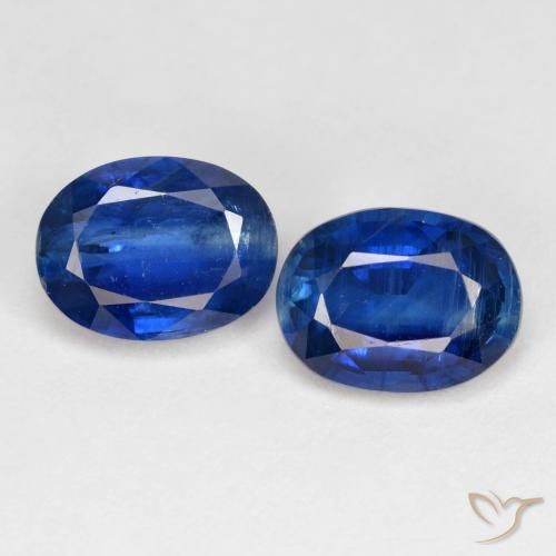 3.34 ct Blue Kyanite, 8.1 x 6.1 mm Oval Cut From Nepal, Photo A