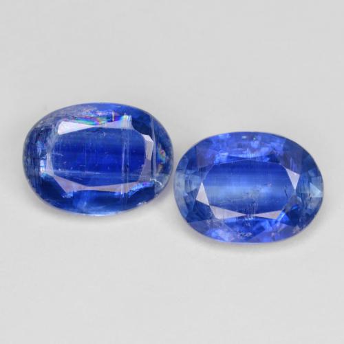 Medium Blue Kyanite Gem - 1.4ct Oval Facet (ID: 609061)